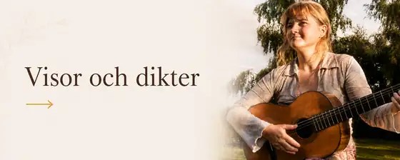 Visor och dikter – Helena spelar gitarr utomhus